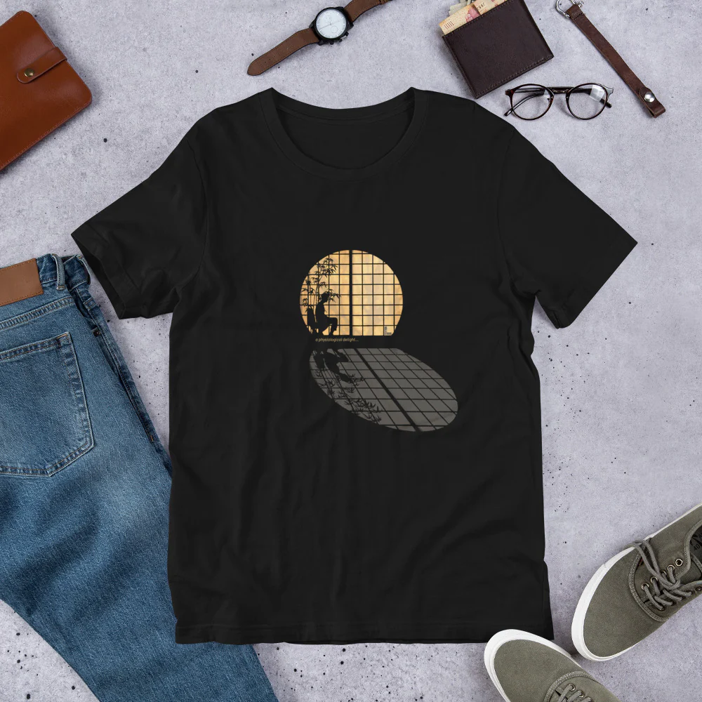 T-Shirt - Transcendent Toilet - Black Unisex - Image 2