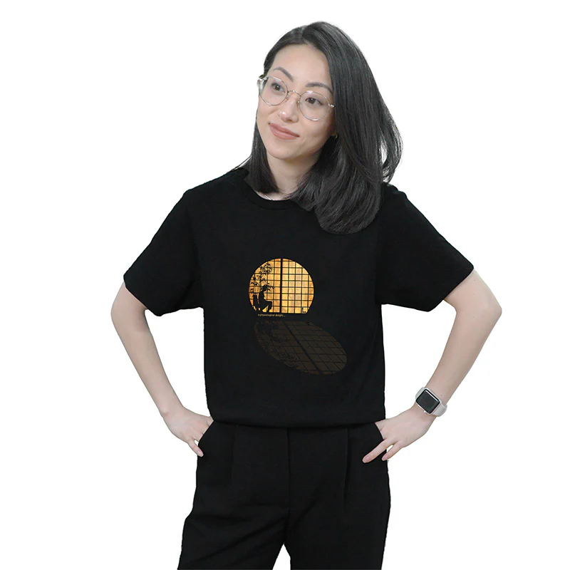T-Shirt - Transcendent Toilet - Black Unisex - Image 3